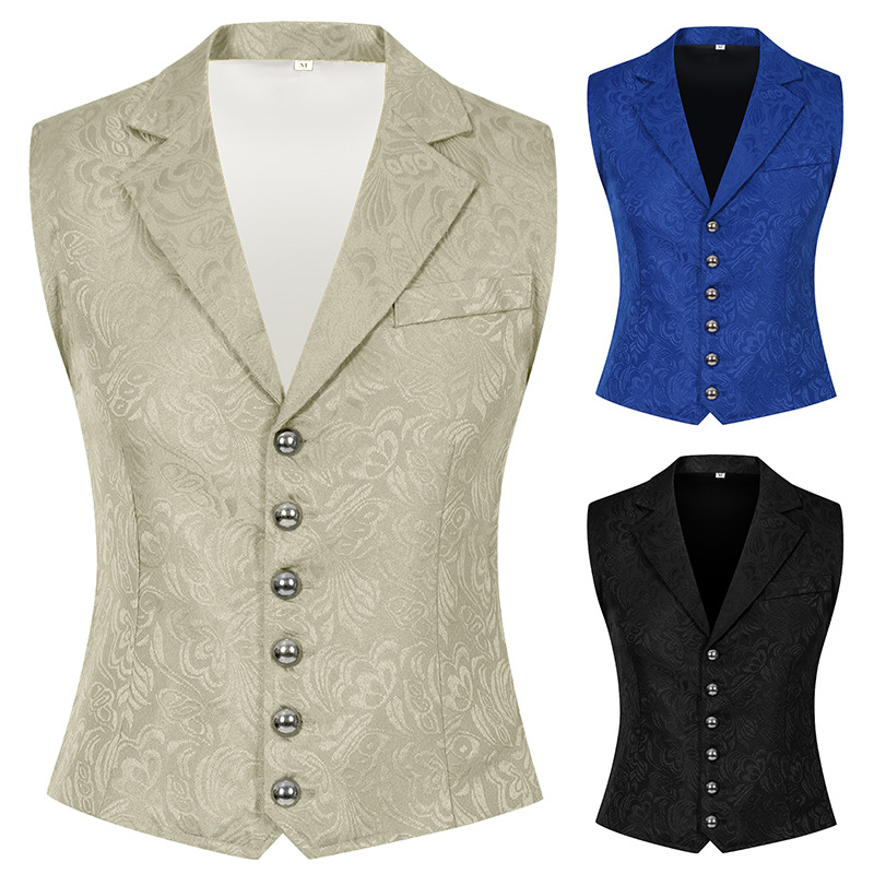 Mens Fashion Vest - Ролевой костюм для большого размера, мужской