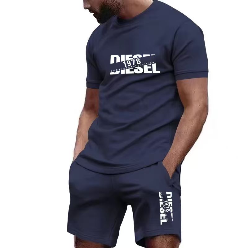 Men'S Fashion Course - Новый летний мужской комплект 2026: футболка