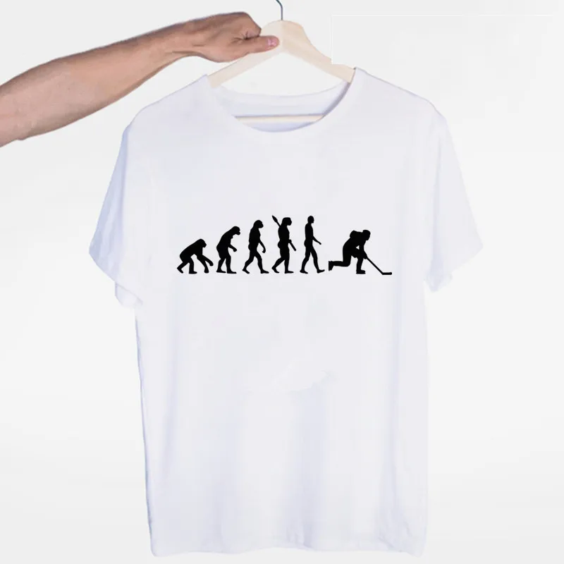 Men'S Fashion Evolution - Футболка с круглым вырезом и короткими