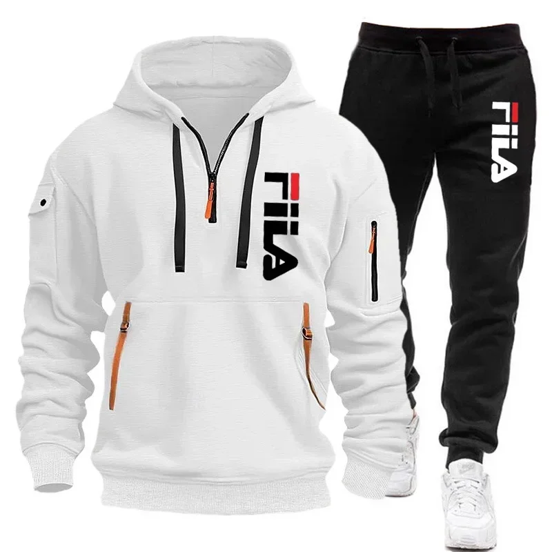 Mens Fashion Zip Up - Новый мужской спортивный костюм-двойка (куртка с
