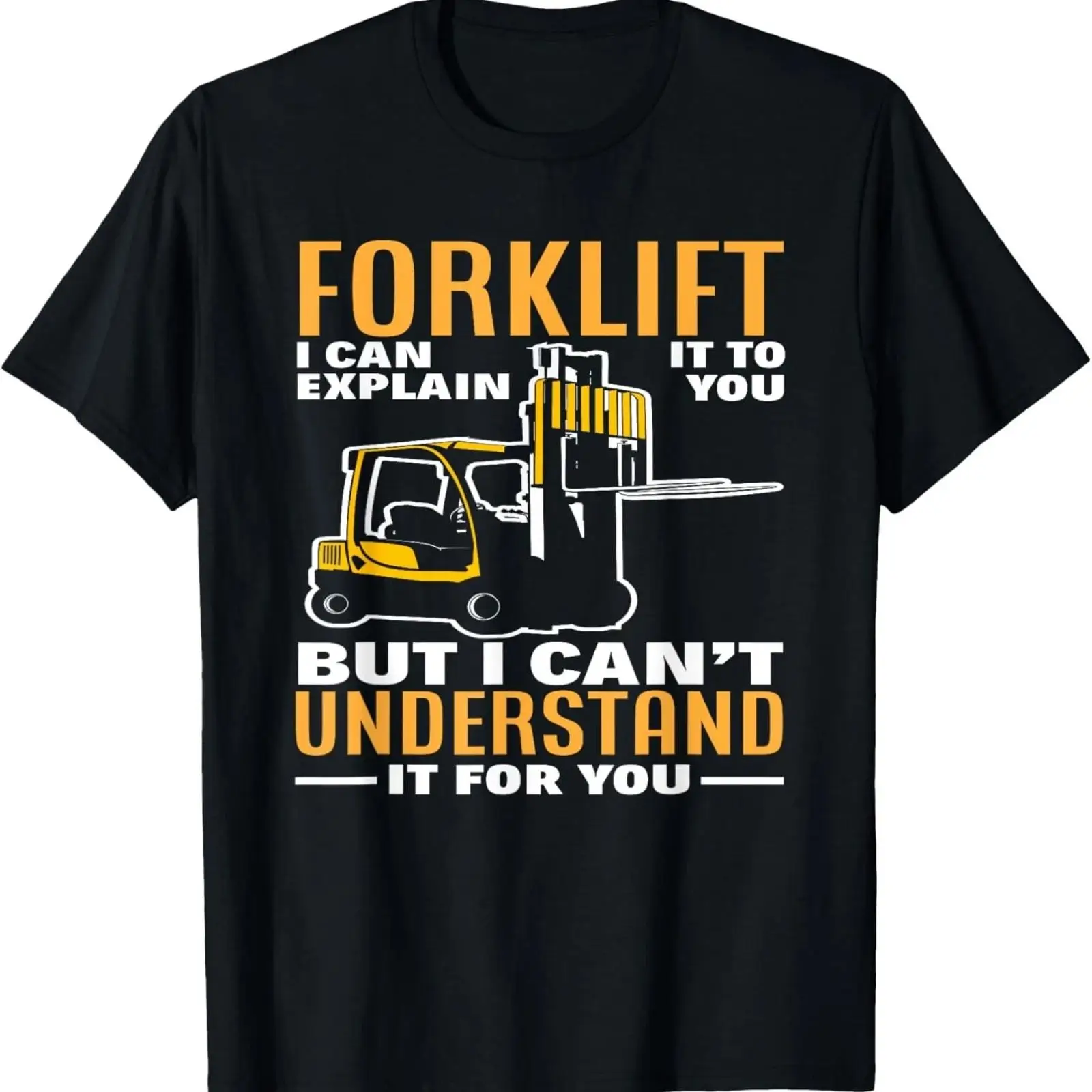 Men'S Fashion Explained - Футболка унисекс с принтом «Forklift», винтажная,