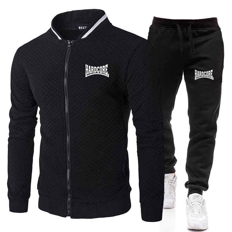 Men'S Fashion Zipper Jacket - Мужской комплект HARDCORE: модная уличная куртка