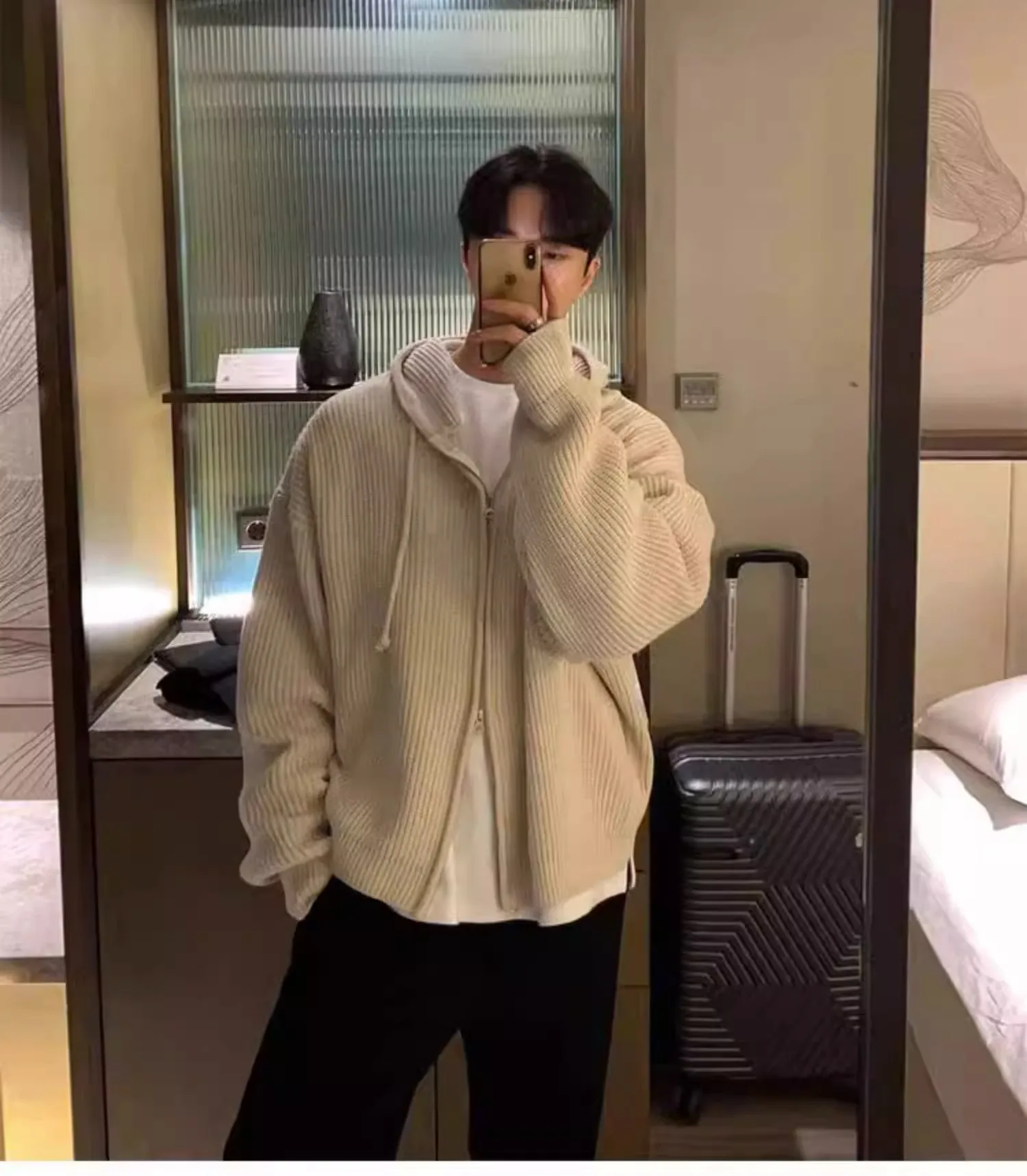 Men'S Fashion V Neck Sweater - Новая модная мужская однотонная простая базовая