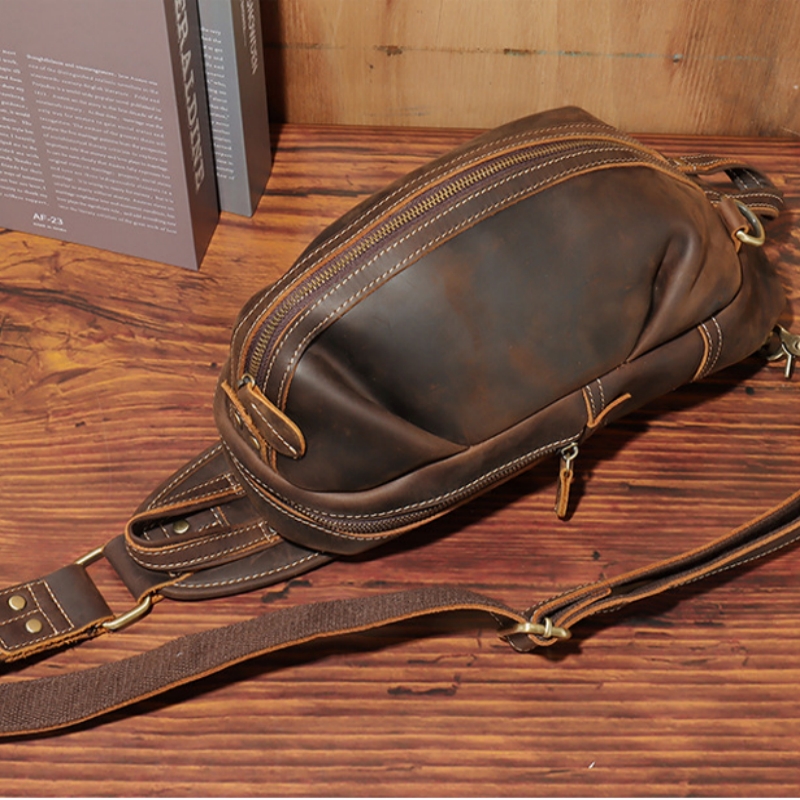Men'S Fashion Bag - Роскошная нагрудная Сумка-слинг для мужчин, Модный
