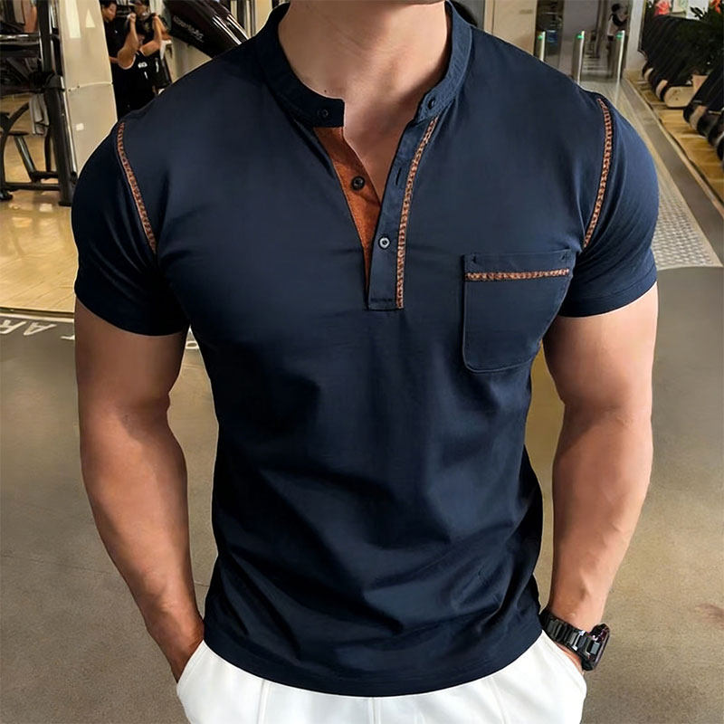 Men'S Fashion Polo - Новая летняя мужская рубашка-поло с воротником