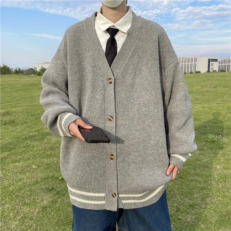 2024 осень-зима ленивый Модный – обзор и цена Men'S Fashion V Neck Sweater