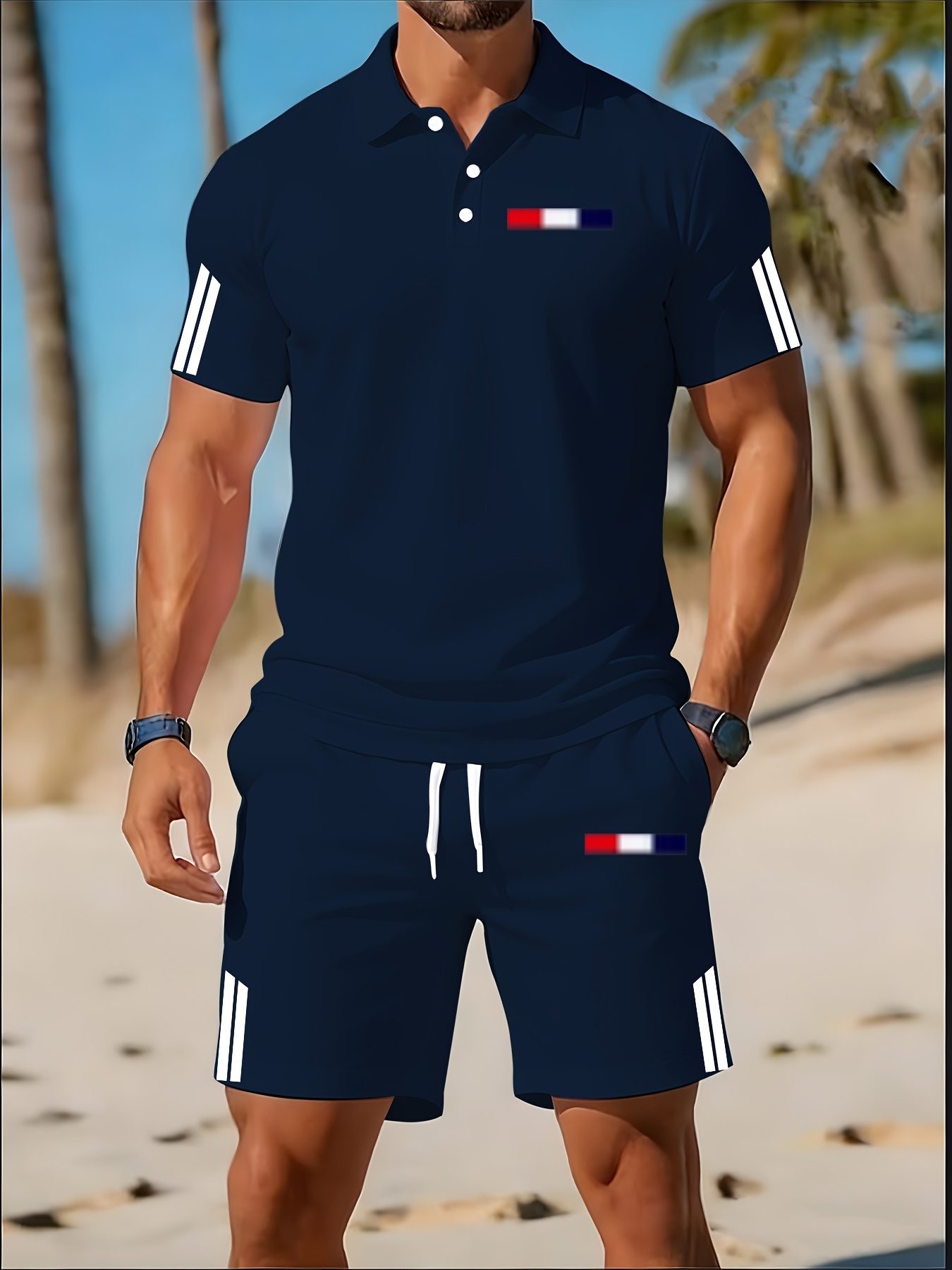 Летний мужской комплект поло 2 – обзор и цена Men'S Fashion Polo