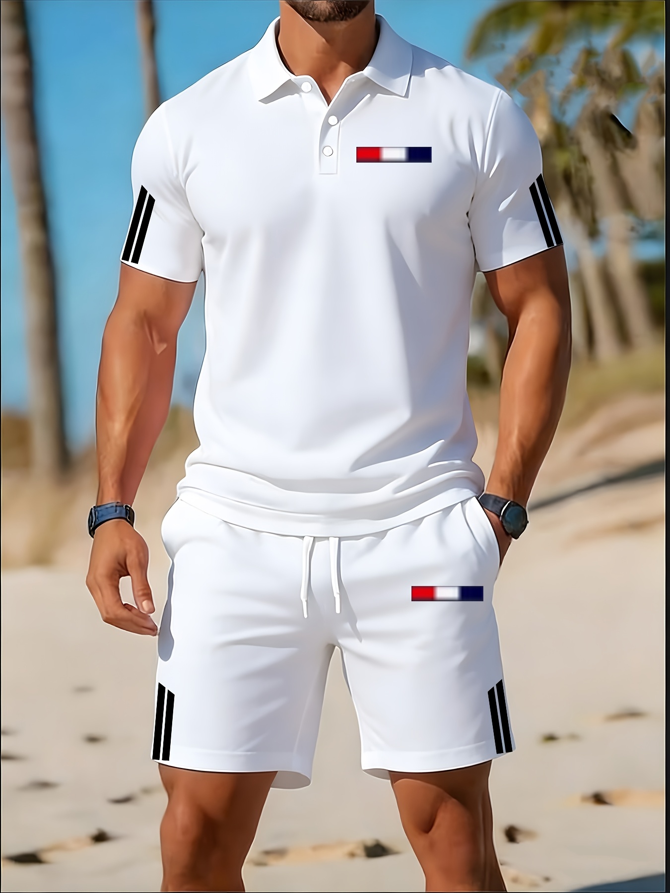 Летний мужской комплект поло 2 – обзор и цена Men'S Fashion Polo