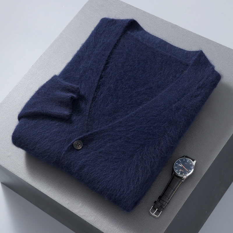 Мужской кардиган, свитер, норк – обзор и цена Men'S Fashion V Neck Sweater