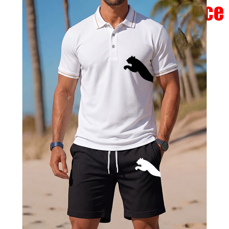Мужской повседневный комплект: – обзор и цена Men'S Fashion Polo