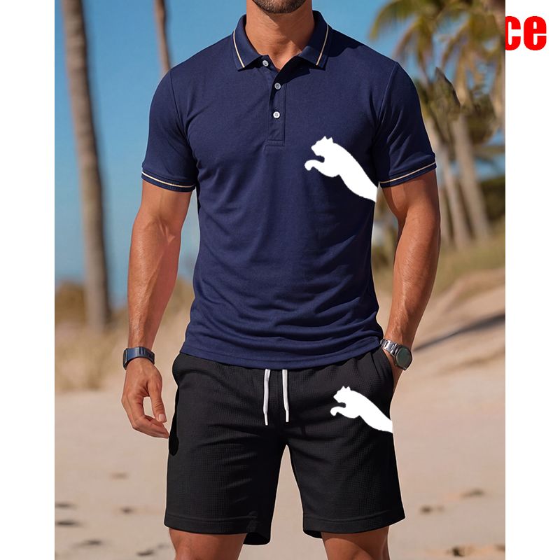Мужской повседневный комплект: – обзор и цена Men'S Fashion Polo