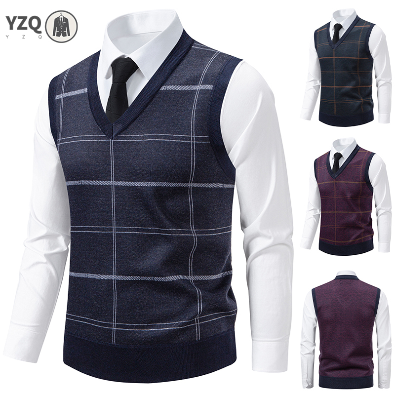 Мужской вязаный свитер с v-обр – обзор и цена Men'S Fashion V Neck Sweater