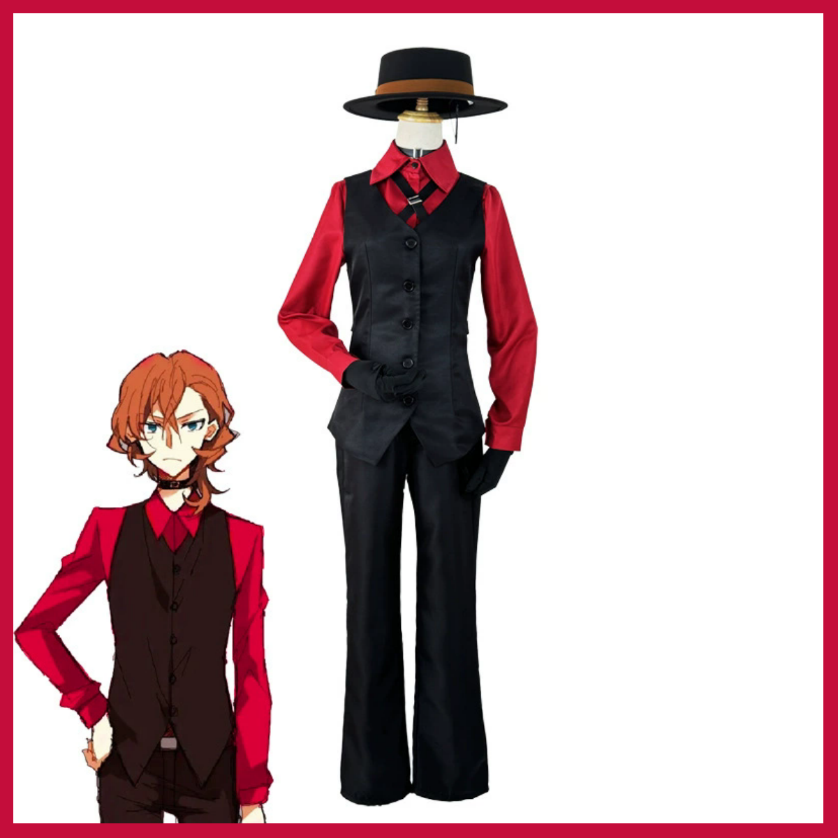XQAnime Bungo Stray Dogs Beast – обзор и цена Mens Fashion Vest