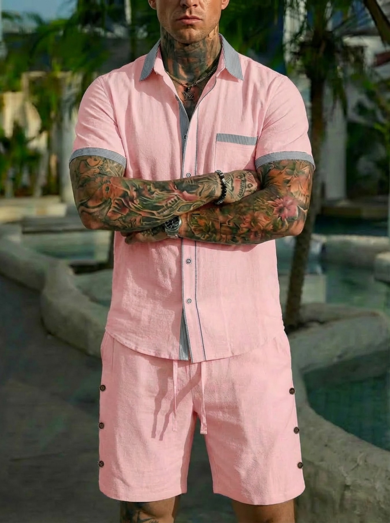 Мужской модный комплект рубаше – обзор и цена Men'S Fashion Polo