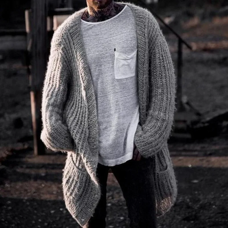 Новинка для осени и зимы в Кор – обзор и цена Men'S Fashion V Neck Sweater