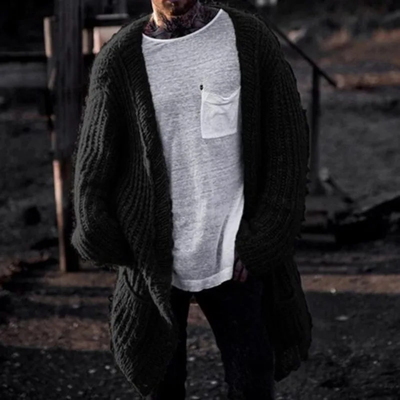 Новинка для осени и зимы в Кор – обзор и цена Men'S Fashion V Neck Sweater