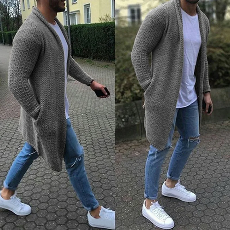 Весенне-осенние модные мужские – обзор и цена Men'S Fashion V Neck Sweater