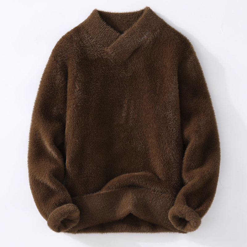 Мужские свитера в корейском ст – обзор и цена Men'S Fashion V Neck Sweater