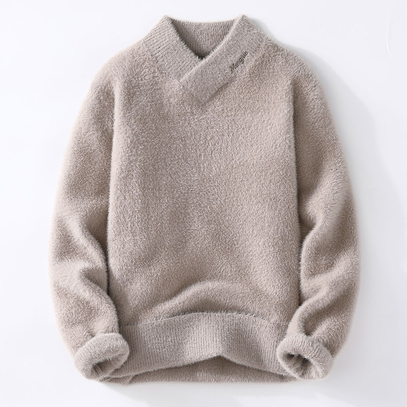 Мужские свитера в корейском ст – обзор и цена Men'S Fashion V Neck Sweater