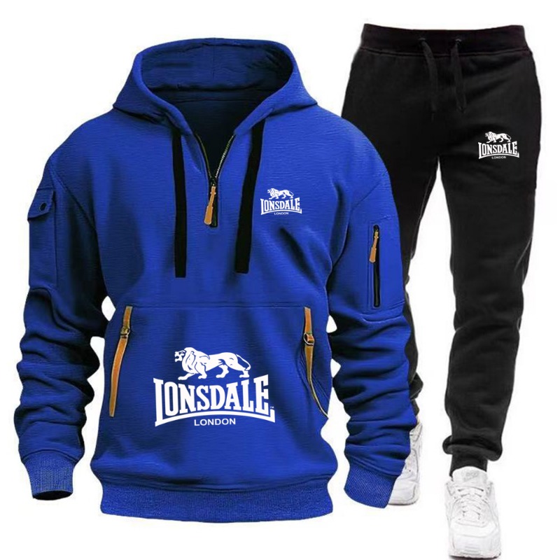 Мужской комплект LONSDALE: худ – обзор и цена Mens Fashion Zip Up