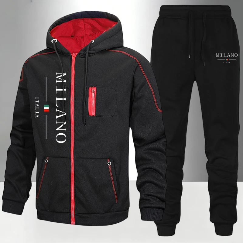 Итальянский модный мужской ком – обзор и цена Mens Fashion Zip Up