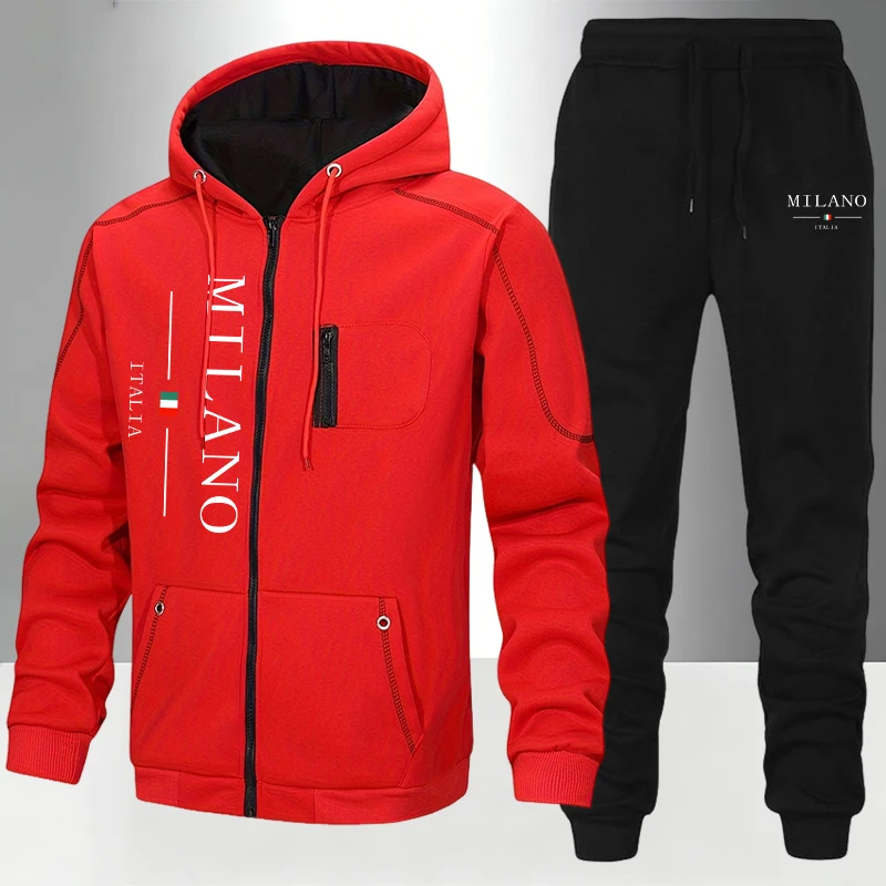 Итальянский модный мужской ком – обзор и цена Mens Fashion Zip Up