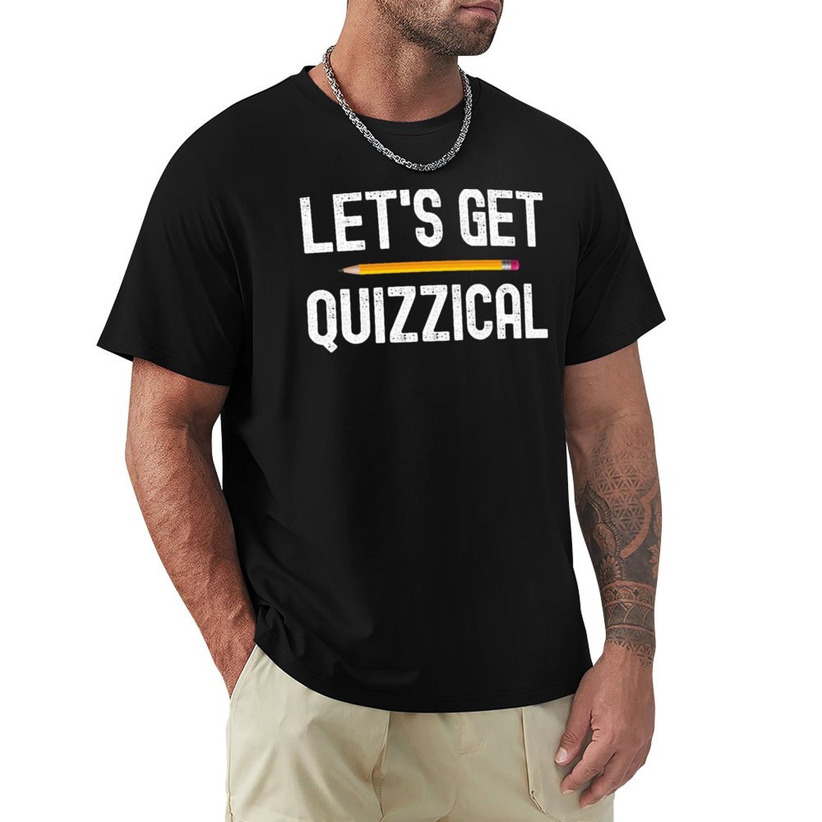Футболка Lets Get Quizzical дл – обзор и цена Men'S Fashion Quiz
