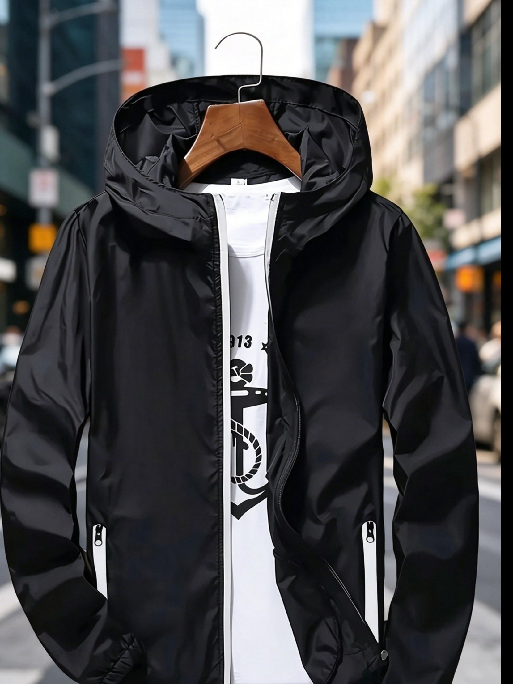 Мужская премиальная легкая вет – обзор и цена Mens Fashion Zip Up