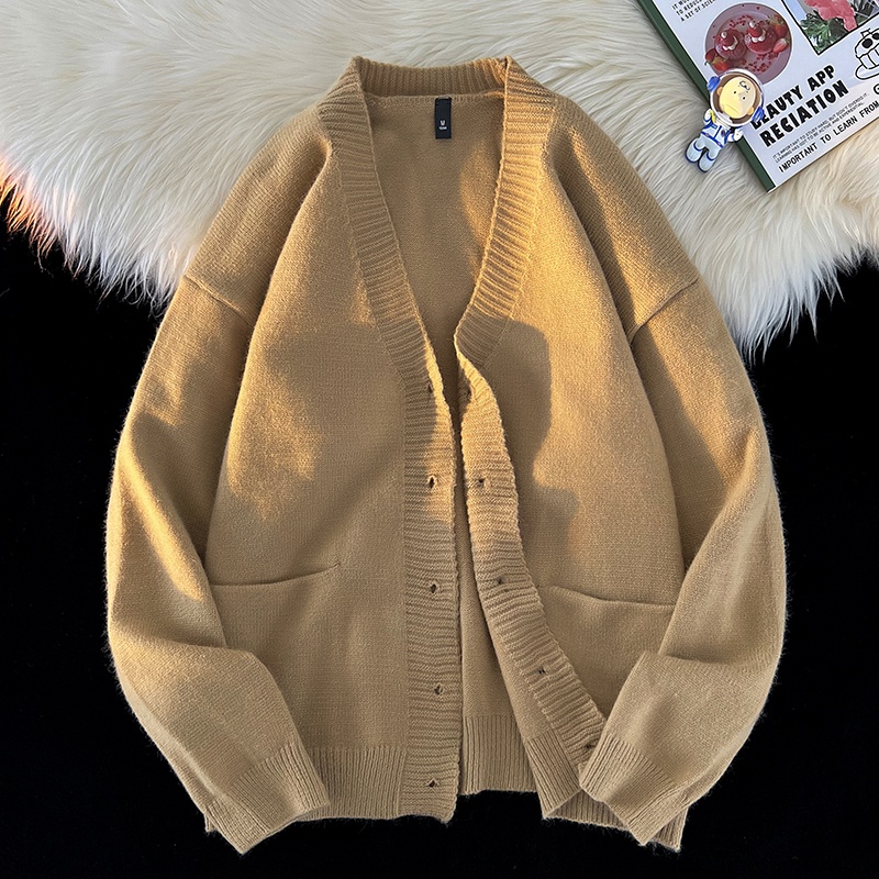 Осенне-зимний новый корейский  – обзор и цена Men'S Fashion V Neck Sweater