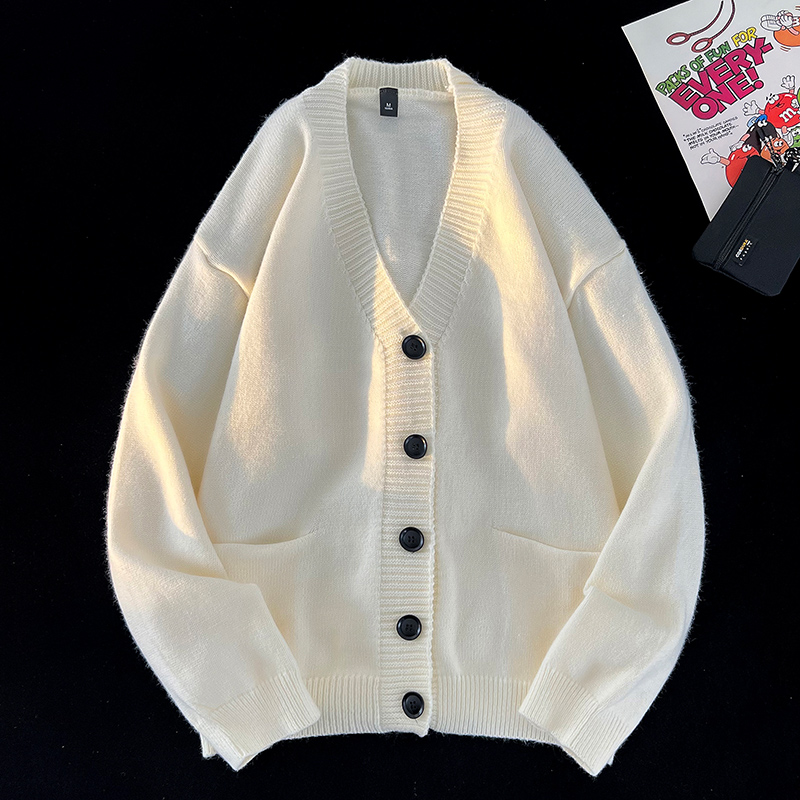Осенне-зимний новый корейский  – обзор и цена Men'S Fashion V Neck Sweater